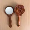 Peine de Cojín de Aire de Sándalo Rojo, Peine de Airbag Tallado para Masaje de Meridianos del Cuero Cabelludo, Peine de Masaje Especial para Mujer con Talla de Zorro, Regalo para Mamá