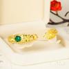 Pulsera de Anillo Dragón Sha Jin Moda Temperamento Lujo Ligero Diseño de Nicho Retro Agresivo Estilo Chino Joyería Pulsera Venta al por Mayor