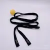 Suministro directo de fábrica cuerda plana hueca para sombrero suéter pantalones cuerda de algodón tejida pantalones de cuerda de algodón cuerda para sombrero 1.2 cm cinturón de cuerda de algodón bordado