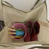 Bolsa de malla para la playa para actividades veraniegas junto al mar, bolsa de juguetes para niños, bolsa de natación de gran capacidad, bolsa de almacenamiento para herramientas para cavar en la arena para bebés