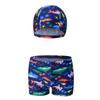 Bañador para niños, bañador para niños, gorro de baño, ángulo plano, secado rápido, nuevo estilo, pantalones cortos de baño para niños grandes.