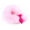 Plug Anal de Silicone Sm Flertando Feminino Vestível Masturbação Sexy Cauda de Cabelo Real Adulto Alternativo Brinquedo Sexual