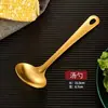 Panelas de Aço Inoxidável Coreanas Conjunto Doméstico Não Magnético Cozinha Colher de Sopa Pendurável Frigideira Espátula de Fritar Fabricante Atacado