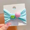 Elásticos Coloridos de Cabelo Estilo Fresco para Meninas, Laços de Cabelo Fofos, Elásticos de Borracha Duráveis de Alta Elasticidade, Acessórios de Cabelo para Bebês