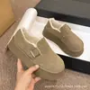 Zapatos Birkenstock de Suela Gruesa para Mujer con Forro de Lana, Zapatos de Algodón sin Cordones, Nuevo Modelo de Invierno 2026, Botas de Nieve Cálidas con Forro de Lana de Oveja