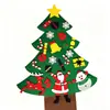 Árvore de Natal de Feltro para Ponto Cruz Transfronteiriça Tecido Não Tecido Decoração de Festival Arranjo Pingente 3D Estéreo Mini Feltro Feito à Mão