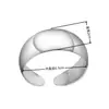 Pulseira com Caractere Fu Brilhante Simples Pulseira de Estilo Étnico Pulseira de Prata de Alta Qualidade para Mulheres Estilo Jovem Superfície Larga 2CM Pulseira da Moda