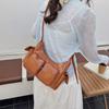 Moda Verano 2026 Retro Simple Bolso de Hombro Único para Mujer Moderno con Textura Elegante Bolso Cruzado de Mano con Múltiples Bolsillos