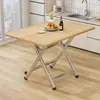 Nueva Mesa Plegable para Apartamentos de Alquiler, Mesa de Comedor para el Hogar, Mesa Portátil para Exteriores para Puestos Callejeros, Escritorio para Dormitorios