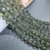 Cuentas de Cristal Super Brillantes para Manualidades, Pulsera de Cuentas Redondas de Cristal Semiacabada, Colgante, Cuentas Espaciadoras, Materiales para Enhebrar Hechos a Mano