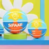 Balón de baloncesto de goma tamaño 4 para niños transfronterizo, resistente al desgaste, para niños de jardín de infantes, balones de entrenamiento tamaño 5 y 7 para estudiantes de primaria y secundaria