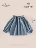 Novedad de Otoño Ropa Infantil Bebé Clase A Ropa Infantil Camisa Transpirable Cuello de Encaje de Lunares Camisa Cómoda para Bebé Niña Camisa de Muñeca