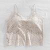Verão Novo Estilo Camisola de Renda Sem Costura Íntima Sutiã Feminino com Bojo Removível Bojo Fixo Camada Interna