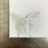 Borboleta Transparente com Furo a Laser Material DIY Artesanal Acessórios de Cabelo Acessórios de Cabeça Fada Antiga Acessórios para Capa de Celular de Acrílico