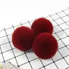 Em Estoque Bolas de Pelo Falso de Coelho 6-7cm Materiais para Artesanato DIY Bolas de Pelúcia Coloridas Roupas Sapatos Chapéus Brinquedos Acessórios de Bola de Pelo