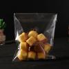 Saco de embalagem de alimentos descartável em estoque saco para pão torrada embalagem individual para donut saco autoadesivo para biscoito atacado
