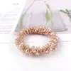 Diadema de Cristal Estilo Coreano para Mujer Accesorios Sencillos para el Cabello Banda Elástica Elegante Diadema Pulsera Cordón de Mano con Perlas Tocado de Doble Propósito