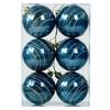 Amazon Transfronteiriça Nova Bola de Natal 6cm Formato Especial Pintada Plástico Galvanizado Conjunto de Bolas Caixa de PVC Decoração