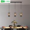 Lámpara de araña para restaurante Daguanyuan Lujo ligero Mesa de comedor Barra Mostrador Iluminación Lámpara de comedor de tres cabezales simple moderna para el hogar L271