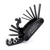 Ferramenta de reparo de bicicleta conjunto de reparo ferramenta de reparo de pneu ferramenta de reparo dobrável multifuncional conjunto de chaves