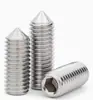 En Stock, Envío Inmediato: Juego de Tornillos Prisioneros de Acero Inoxidable 304 con Punta Cónica, Tornillos Prisioneros de Acero Inoxidable 304 M2~M6 Sin Cabeza