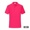 Camisa Polo de Solapa de Verano Camisa Publicitaria Personalizada Estampado de logo Ropa de Trabajo Camiseta de Manga Corta Ropa de Grupo para Hombres Bordado de Ropa de Trabajo