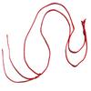 Cordón para Collar Delgado Extendido de Macramé Rojo Producto Semiterminado Estilo Étnico Cordón Rojo Cordón para Colgar Accesorios de Cordón para Collar
