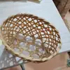 Cesta de Té de Bambú Cesta Pequeña Mini Cesta de Bambú Cesta de Dulces de Escritorio Cesta de Té Cesta de Almacenamiento Productos de Bambú Cesta Pequeña de Frutas