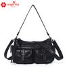 Angelkiss Nuevo Bolso de Moda Europeo y Americano Bolso de Hombro Cruzado de Gran Capacidad de Cuero Suave para Mujer Venta al por Mayor Bolso Mensajero
