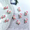 Novo hellokitty unhas dos desenhos animados jóias bonito gato brilhante unhas jóias creme cola material pacote