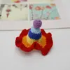 Sombrero Dulce Colorido de Princesa Tocado Pequeño, Sombrero de Ganchillo de Lana Pasador, Tocado Hecho a Mano Producto Terminado
