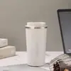 Copo de Café Simples de Segunda Geração Transfronteiriço Camada Dupla a Vácuo Aço Inoxidável 304 Copo Térmico Portátil para Exterior Copo de Carro