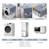 Cubierta superior a prueba de polvo para refrigerador para uso doméstico, adecuada para puertas simples y dobles, cubierta a prueba de polvo que se puede guardar, cubierta para lavadora, protectora y antideslizante