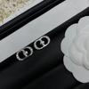D'S/Dijia Brincos de Letra Cd Personalizados e Modernos Versão Alta Série de Brincos Elegantes Clássicos Europeus e Americanos Atacado