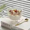 Suministro Listo Vaso de Vidrio con Mango de Girasol Taza de Té Taza de Agua Vaso para Jugo Leche Taza de Desayuno
