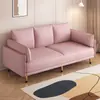 Sofá de Tela Nórdico, Plegable, Multifuncional, Sencillo, Adecuado para Apartamentos Pequeños, Sala de Estar, Alquiler, Sofá Cama Perezoso, Doble Uso, Persona Soltera