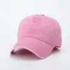 Gorra de Béisbol Lavada Estilo Europeo y Americano, Gorra de Mezclilla, Gorra Vintage Suave con Protección Solar Desgastada, Transpirable y Protectora del Sol