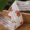 Estilo Chino Cinta de Chifón Bordada Tridimensional DIY Accesorios para el Cabello Hechos a Mano Ropa Regalo Lazo de Cinta para Empaque de Flores
