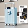 Mala Trolley Larga 2025 para Mulheres com Rodas Silenciosas com Freio, Mala de Viagem de Bordo de Grande Capacidade com Senha para Homens, Mala com Carregamento USB