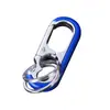 Celebridad de Internet Nuevo Colgante de Doble Anillo Regalo Llavero de Coche para Hombre Colgante de Cintura Metálico Llavero de Negocio Antirrobo