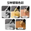 Marcador de Tinta Galvanizada à Prova d'Água Cor Metálica Espelhada Caneta Cromada Modelo Colorir Reparo Caneta para Retoque Graffiti Pintado à Mão