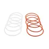 Anillos de Sellado de Silicona de Grado Alimenticio Hechos a Medida en Fábrica de Shenzhen con un Diámetro de Alambre de 2, Anillos Tóricos de Silicona de Colores con Dureza y Color Personalizados