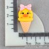 Materiales para Funda de Teléfono Móvil Accesorios de Resina de Unicornio Pegamento Crema Cono de Helado Helado Accesorios para el Cabello DIY Adornos para el Cabello Accesorios