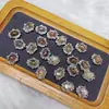 Cuentas Espaciadoras de Cristal Estilo Palacio Fantasma Natural Accesorios para Pulseras y Collares DIY