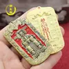 Token del Emperador Ziwei Tío de Cobre Colgante de Paz Insignia de Ziwei Guan Yu Token de Zhao Gongming Adorno para Llavero Estilo Chino