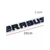 Adequado para modificação de logo de carro Mercedes-Benz BRABUS elfo Nº 1 Nº 3 personalidade Babos logo de cauda de velocidade adesivo para carroceria do carro