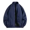 Chaqueta de Otoño Transfronteriza Marca de Moda para Hombre Cálida Transpirable Gama Alta Cuello Alto Simple Versátil Nueva Tendencia en Chaquetas para Hombre