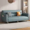 Sofá cama para apartamentos pequeños, habitaciones de alquiler, salas de estar, sofá perezoso, sofá de tela para apartamento, sofá plegable de tela moderno