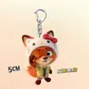 Merchandising de Zootopia Judy Nick Dibujo Animado Lindo Llavero de Mochila de Acrílico Colgante de Pareja