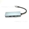 Estación de acoplamiento 4 en 1 Tipo-C a Hdtv+Usb*2+Pd Carcasa de aleación de aluminio Adecuada para computadoras portátiles